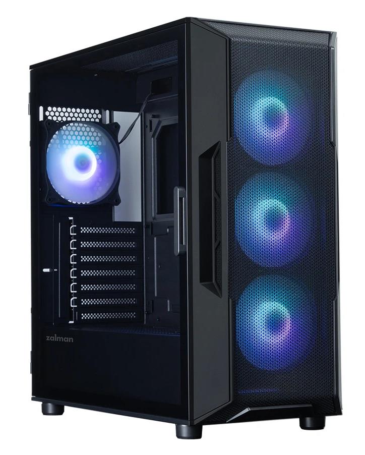 Изображение Корпус Zalman I3 Neo ARGB V2 Black (mATX, ATX, Mini-ITX, черный, без БП)/(Zalman i3 NEO ARGB V2 Black)