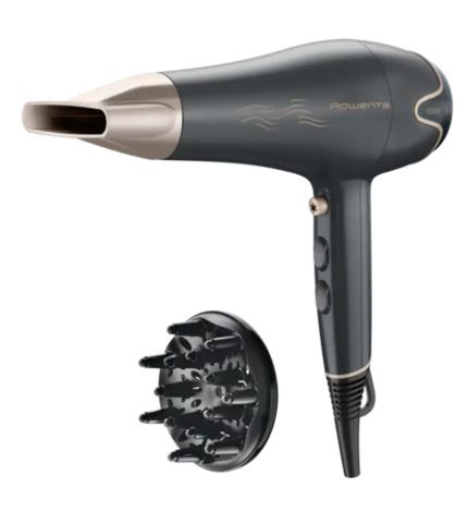 Изображение Фен Rowenta CV5707F0 2200Вт (1830008149) (2200 Вт /золотистый, серый)