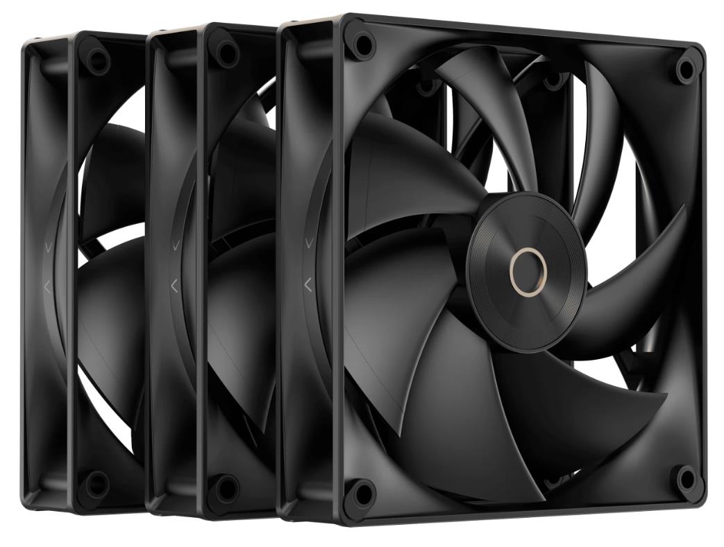 Изображение Вентилятор Ocypus Delta F12 BK (2000 об/мин , 120x120x25 мм,4-pin PWM)