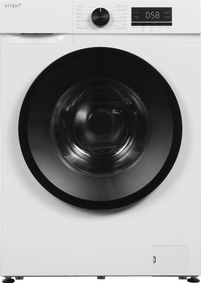 Изображение Стиральная машина VITEK VT-WSE6001, белый (фронтальная, 6 кг, 1000 об/мин )