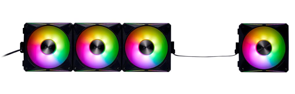 Изображение Вентилятор ADATA XPG HURRICANE MAG 120 PWM ARGB Black (2000 об/мин , 120x120x25 мм,4-pin PWM)