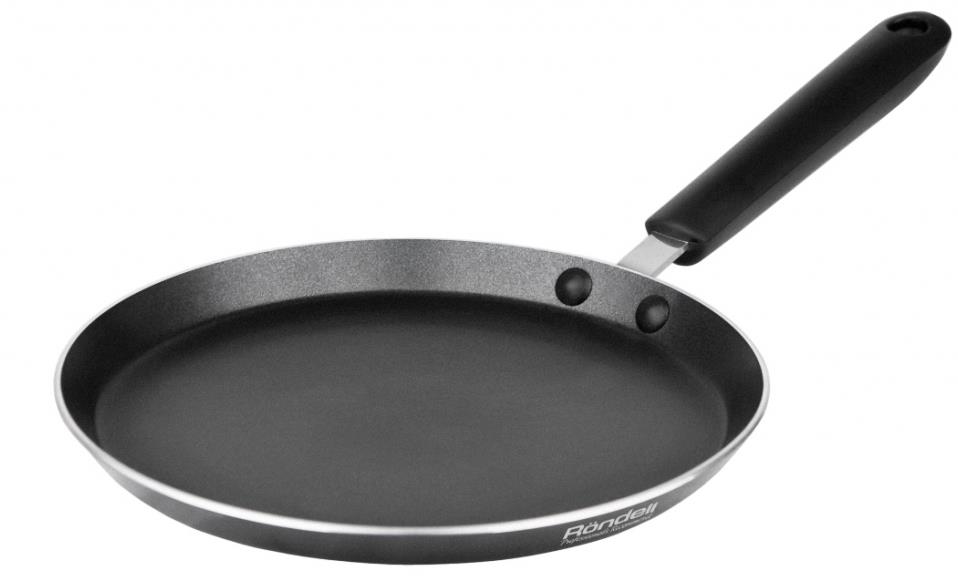 Изображение Блинная сковорода Rondell Pancake frypan RDA-020 (без крышки) черный (22 см )