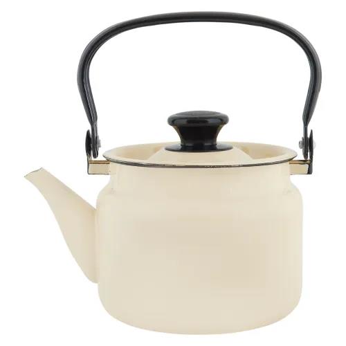 Изображение Чайник КМЗ 42704-102 эмал 2,0л цил без рис (2, л л /бежевый)