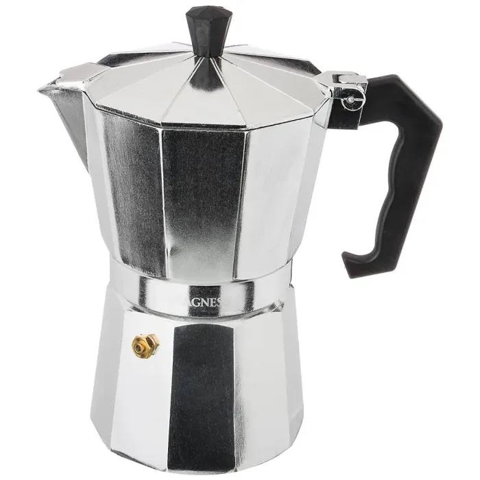 Изображение Гейзерная кофеварка AGNESS 944-004 МОНБЛАН на 6 чашек 300мл (0,3 л )