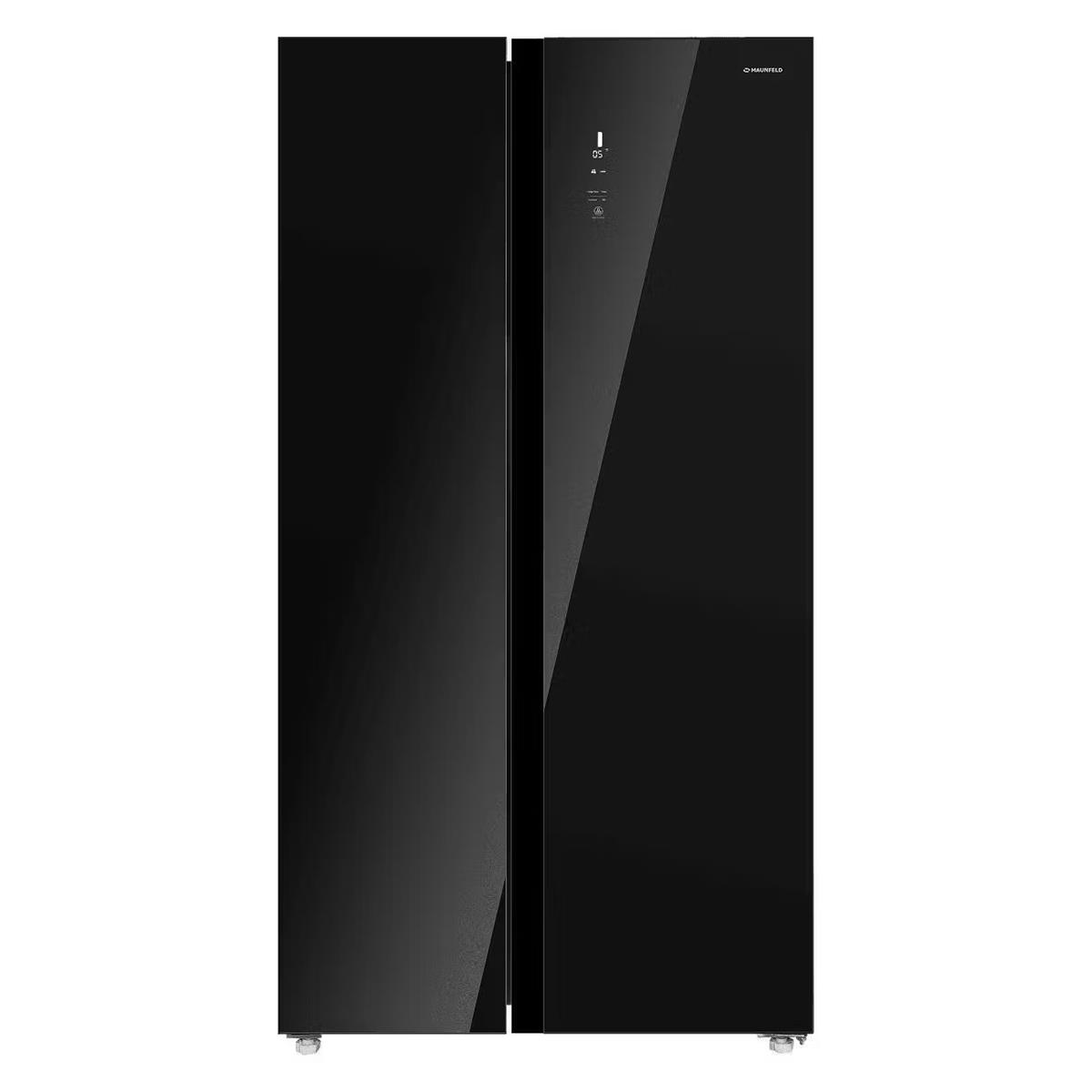 Изображение Холодильник MAUNFELD MFF177NFB Slim Inverter черное стекло (A++,361 кВтч/год)