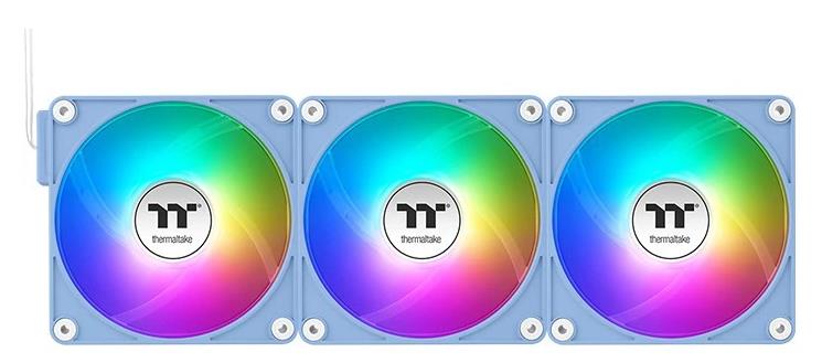 Изображение Вентилятор Thermaltake CT140 EX Reverse ARGB Sync PC Cooling Fan Hydrangea Blue (1800 об/мин , 140x140x25 мм,4-pin PWM)