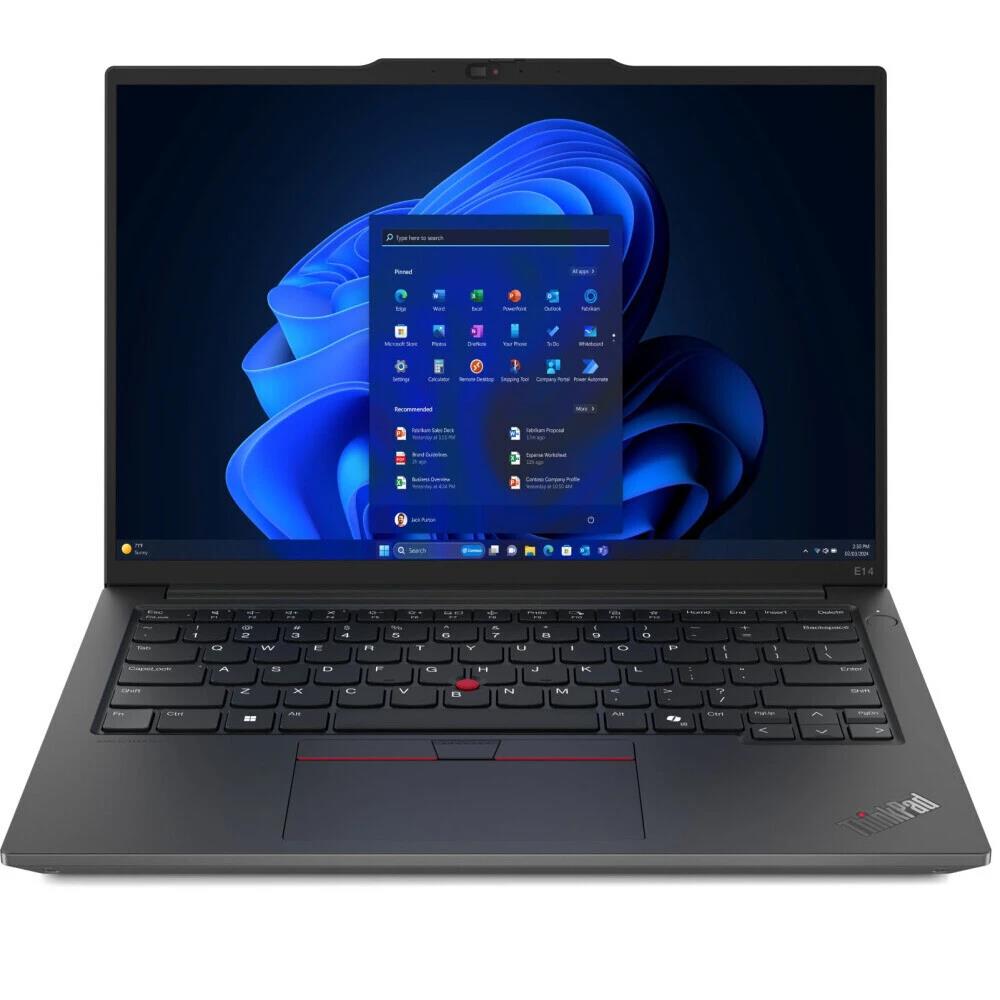 Изображение Ноутбук Lenovo ThinkPad E14 Gen 6 (Intel 125H 1200 МГц/ SSD 512 ГБ  /RAM 8 ГБ/ 14" 1920x1200/VGA встроенная/ Без ОС) (21M7S12000)