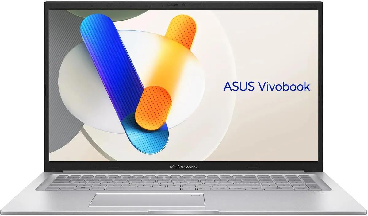 Изображение Ноутбук Asus Vivobook 17 X1704VA-AU937 (Intel 150U 1800 МГц/ SSD 1024 ГБ  /RAM 16 ГБ/ 17.3" 1920x1080/VGA встроенная/ Windows 11 Pro) (90NB13X1-M00E10_Win11P)