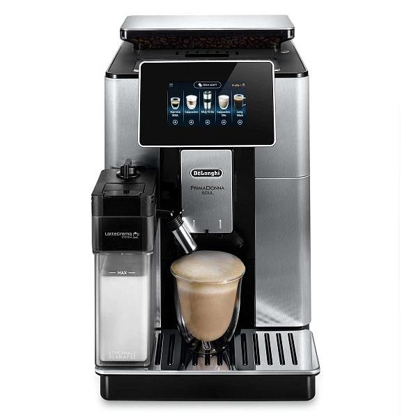 Изображение Кофемашина DeLONGHI ECAM610.74.MB (1450 Вт /19 бар/серебристый, черный)