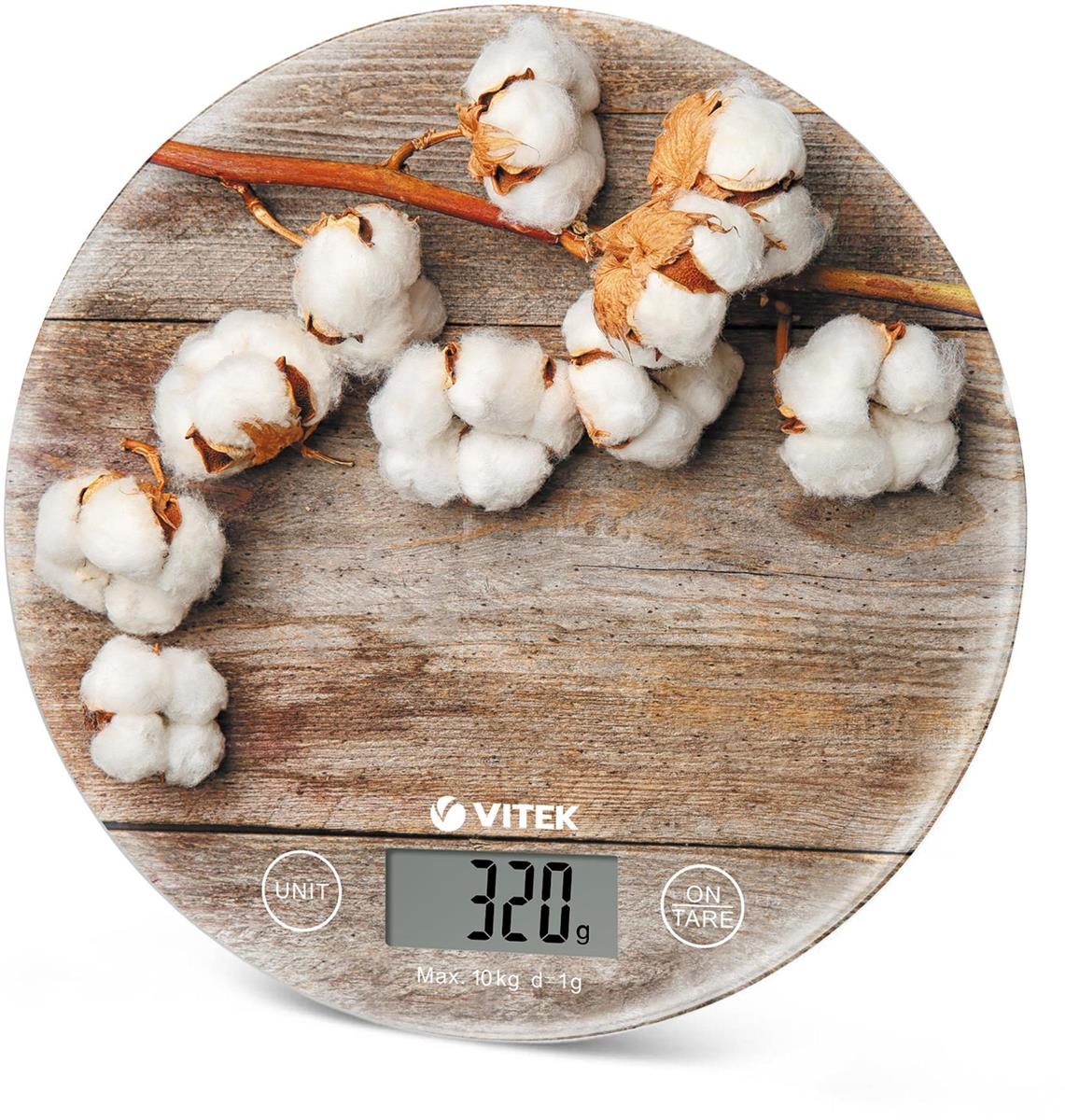 Изображение Весы кухонные VITEK VT-8019 (MC) 10 кг (рисунок)