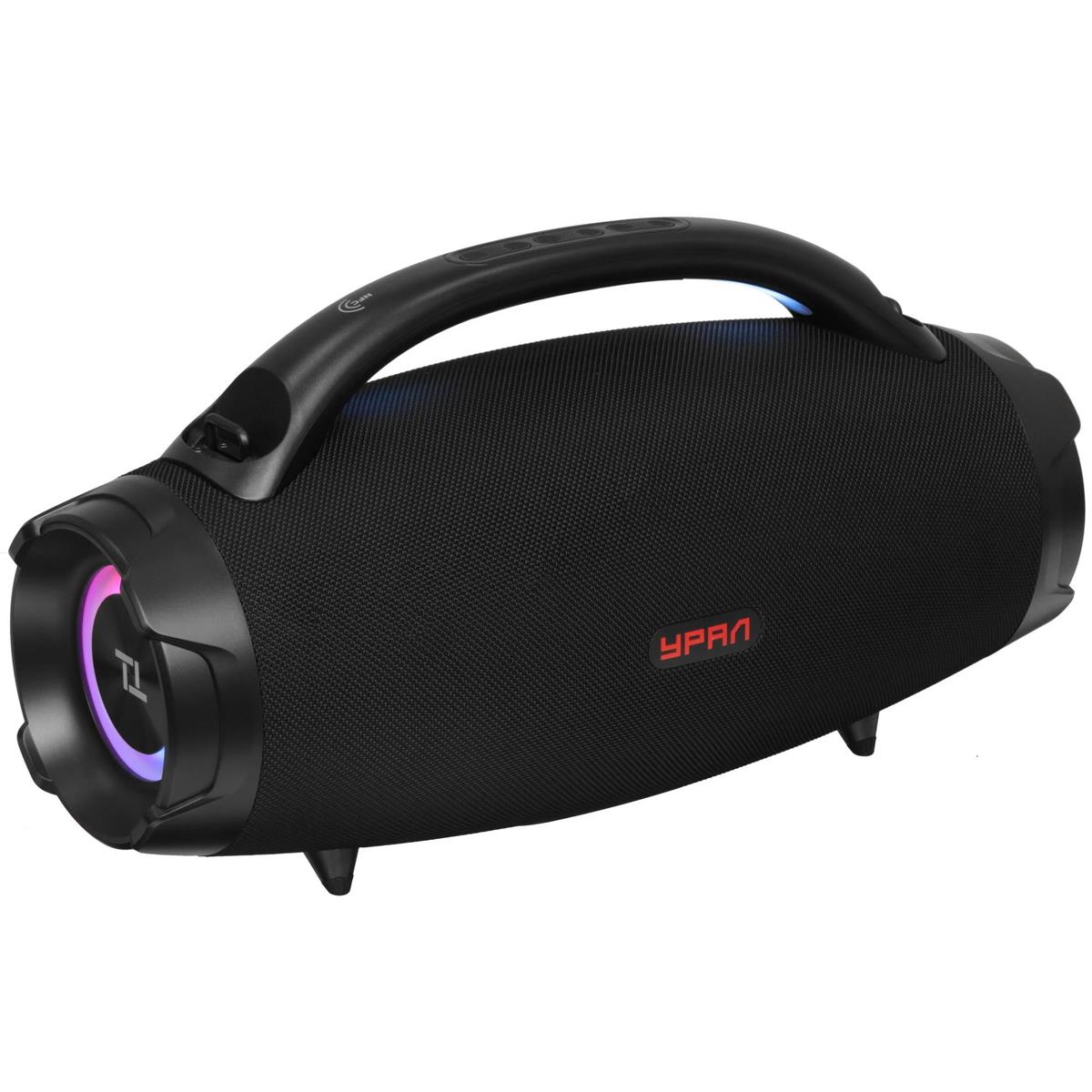 Изображение Портативная акустика Ural  ТТ М6+ КАРАОКЕ 110W 1.1 BT/3.5Jack/USB-C 10м 8000mAh (ФР-00003975) (110 Вт   черный)