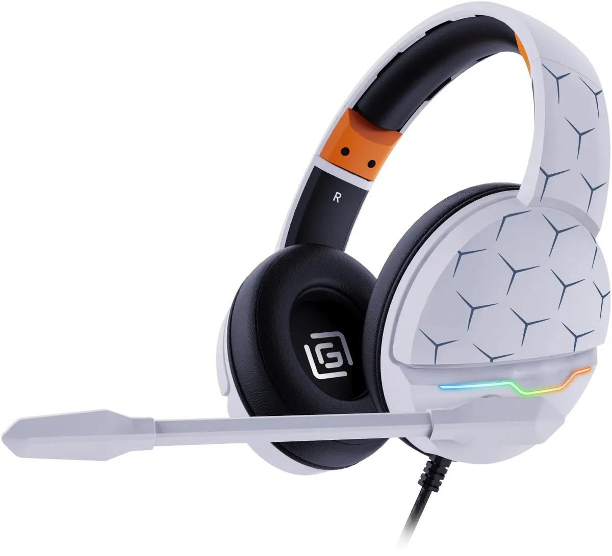 Изображение Наушники Oklick HS-L710G  черный, белый