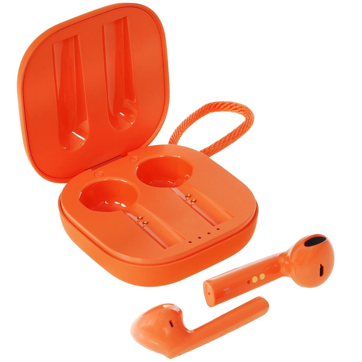 Изображение Bluetooth-гарнитура/наушники 1MORE Omthing AirFree Pods True Wireless Headphones (оранжевый)