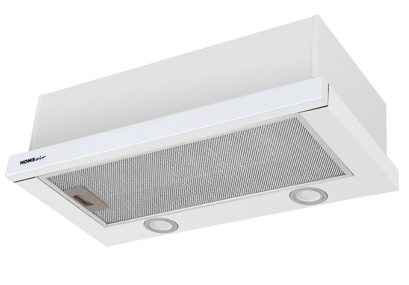 Изображение Встраиваемая вытяжка HOMSair FLAT 60 Glass (белый, )