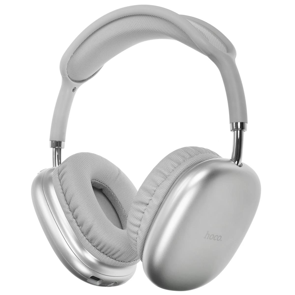 Изображение Bluetooth-гарнитура/наушники Hoco W35 Air/BT (серебристый)