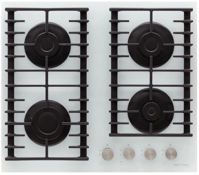 Изображение Варочная панель Krona HAGEL 60 WH (белый)