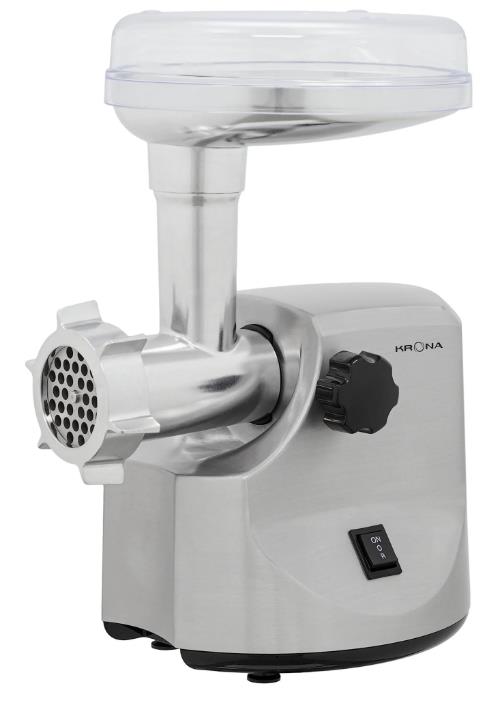 Изображение Мясорубка Krona Wolf Metall 1800W (700 Вт /2,8 кг/мин/серебристый)