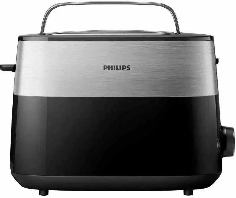 Изображение Тостер Philips HD2517/90 (830 Вт  черный, серебристый)