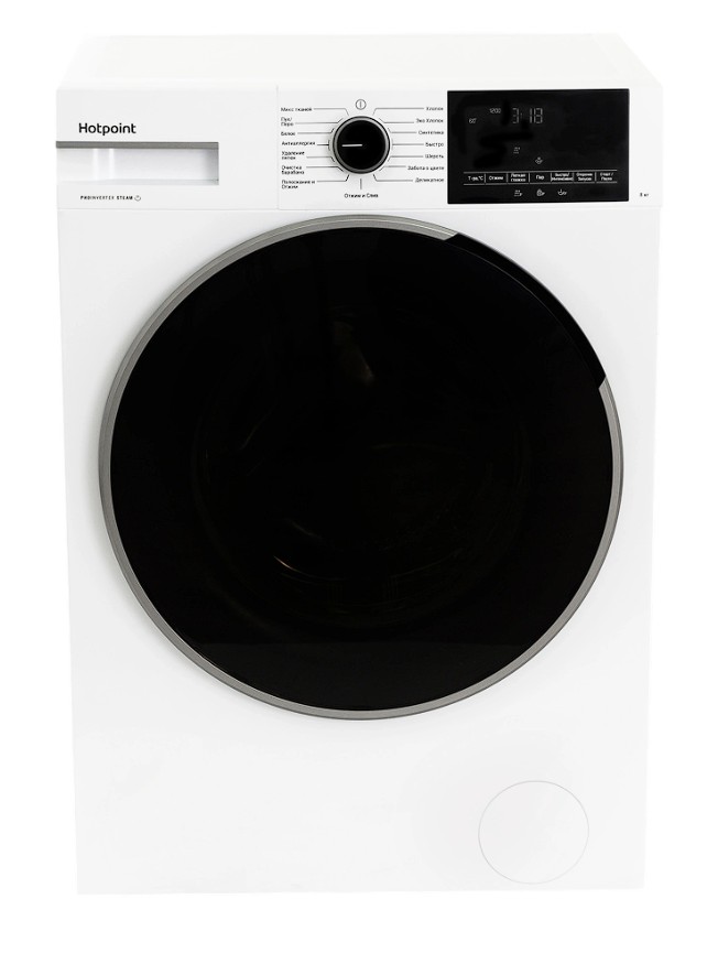 Изображение Стиральная машина HOTPOINT WSH 8291 VWX, белый (фронтальная, 8 кг, 1200 об/мин )