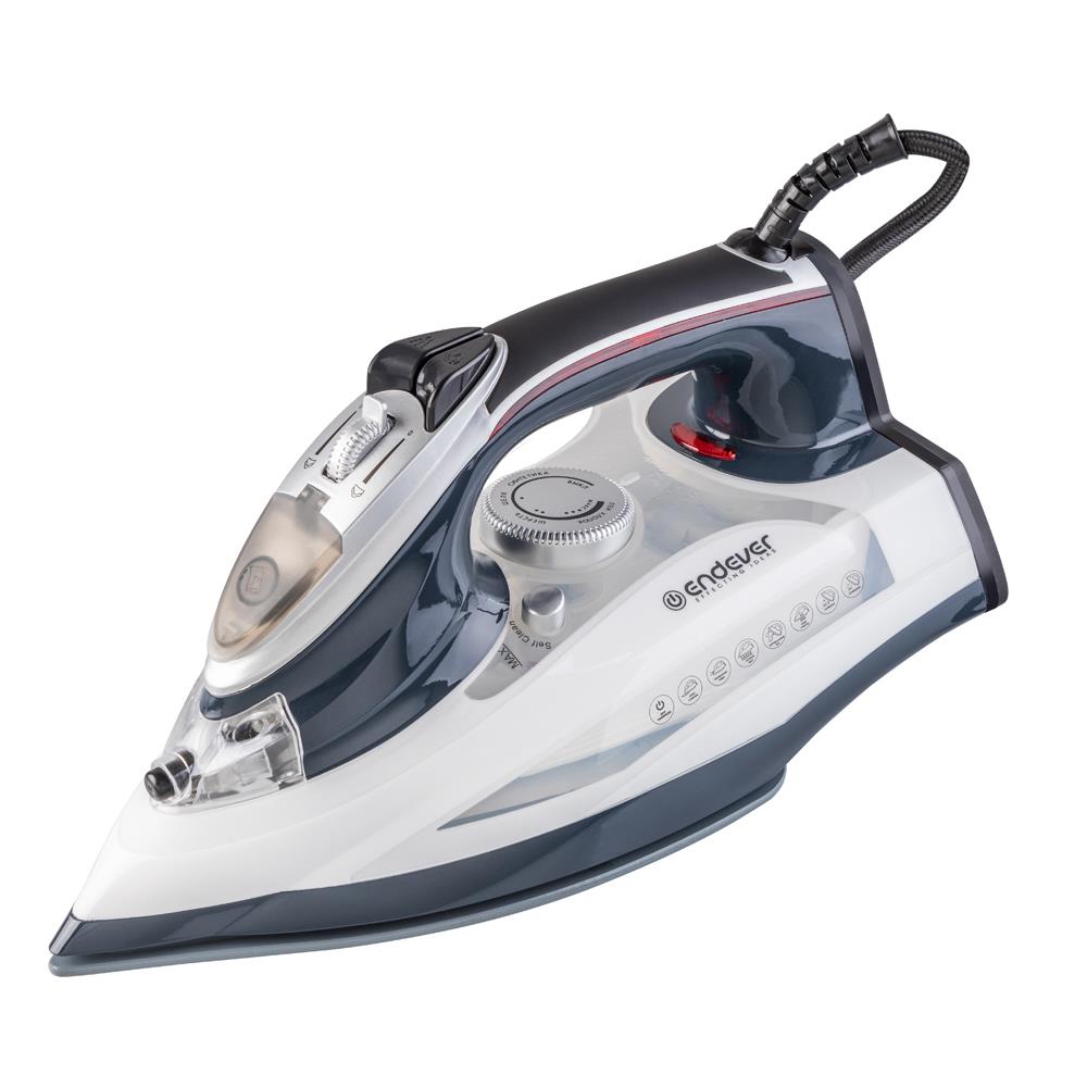 Изображение Утюг Endever Delta-228 (3000 Вт/синий, белый)