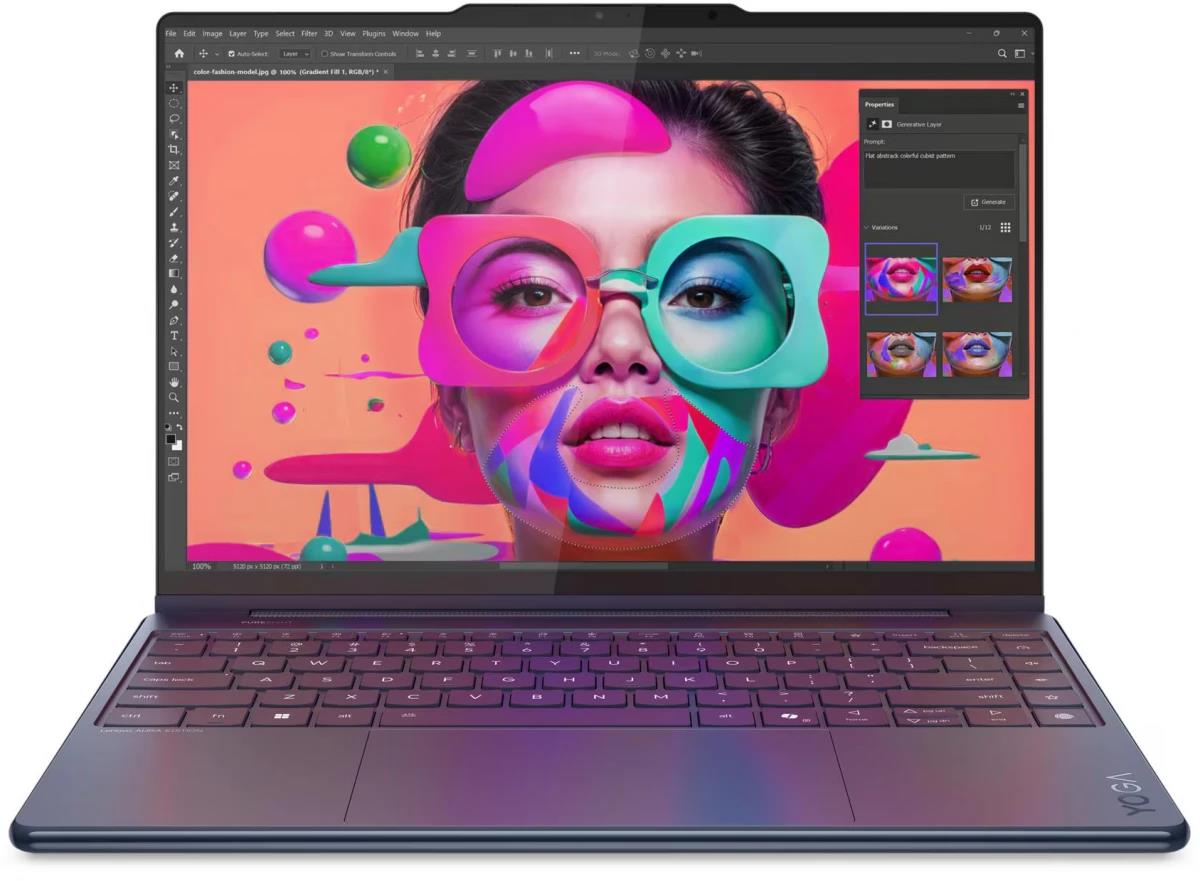 Изображение Ноутбук Lenovo Yoga 9 2-in-1 14ILL10 (Intel 258V 2200 МГц/ SSD 1024 ГБ  /RAM 32 ГБ/ 14" 2880x1800/VGA встроенная/ Windows 11 Home) (83LC0055RK)