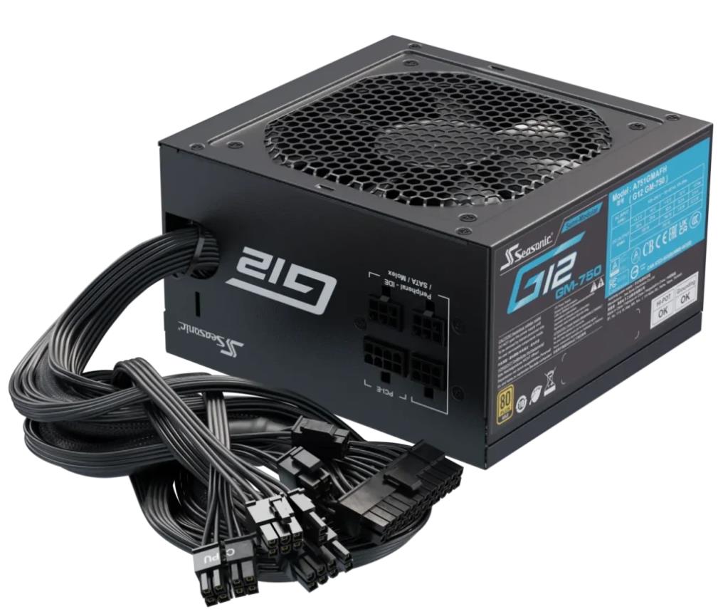 Изображение Блок питания Seasonic G12 GM-750 (G12 GM-750 SSR-750FM) (750 Вт )