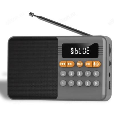 Изображение Радиоприемник Perfeo (PF_D0576) ТУРИСТ серый