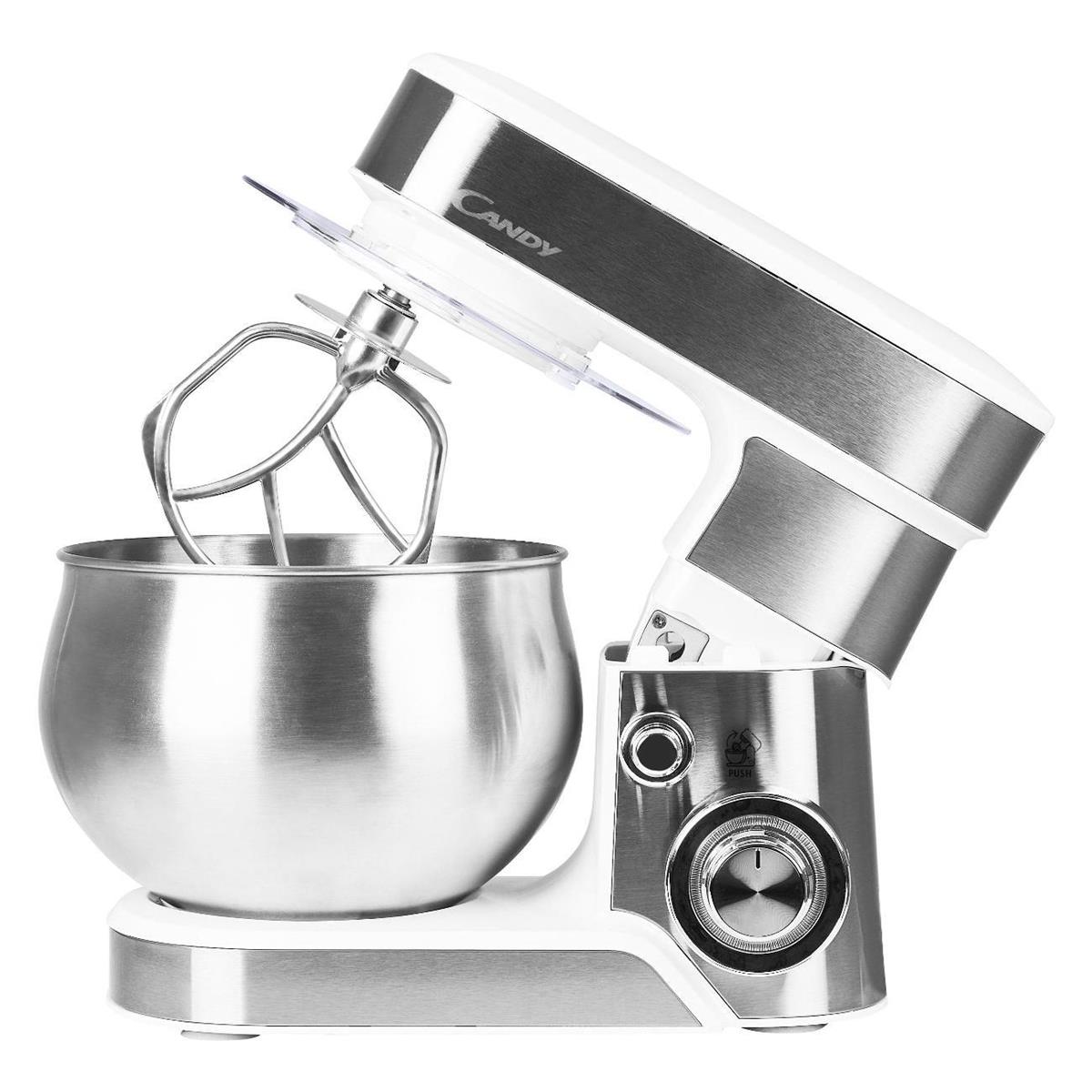 Изображение Миксер Candy CM-501 (1500 Вт /серебристый, белый)