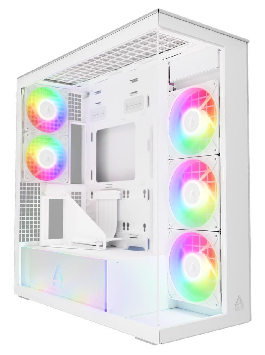 Изображение Корпус Arctic Xtender VG White (mATX, ATX, Mini-ITX, EATX, белый, без БП)/(ACPCC00017A)
