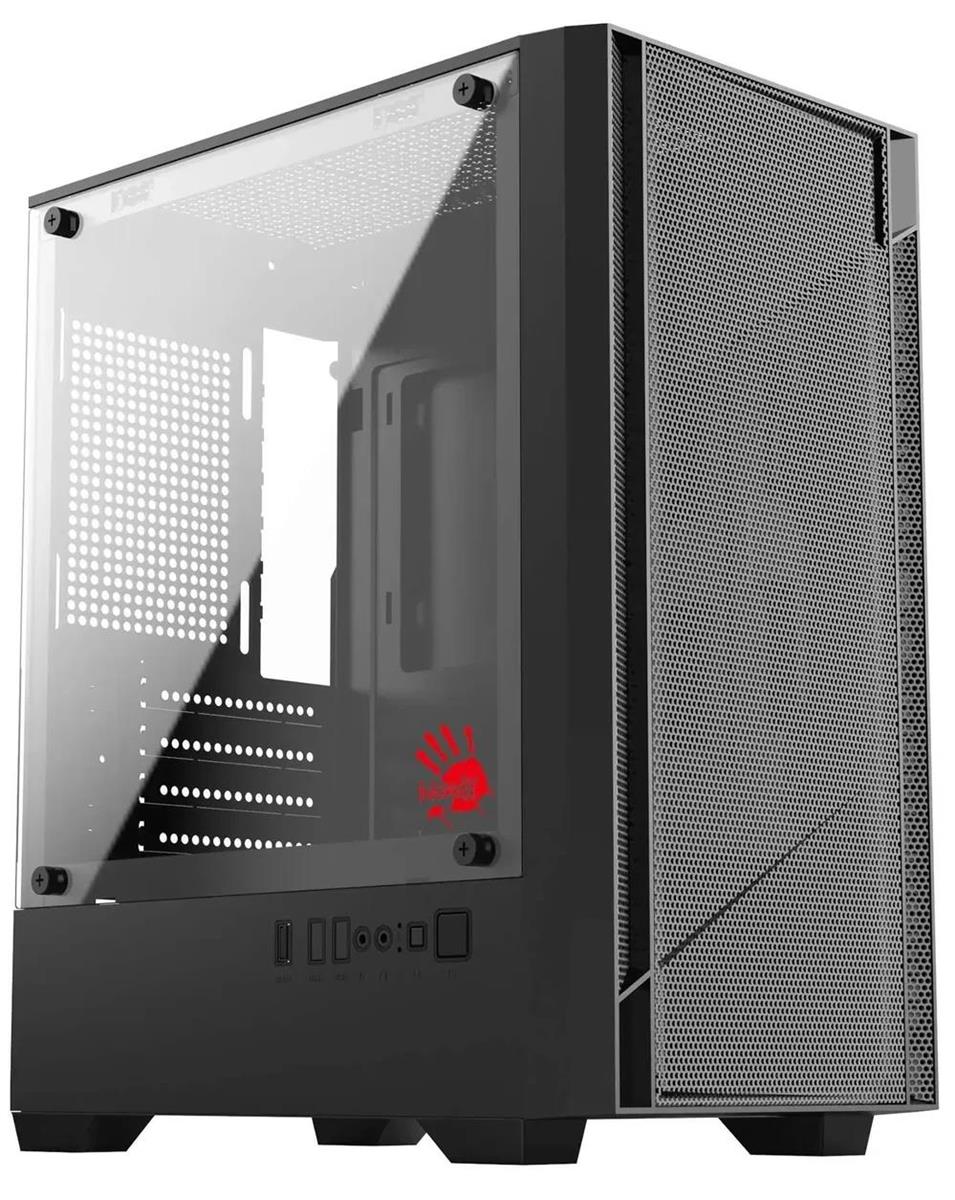Изображение Корпус Bloody CC-124-BK Black (mATX, Mini-ITX, черный, без БП)/(CC-124-BK)