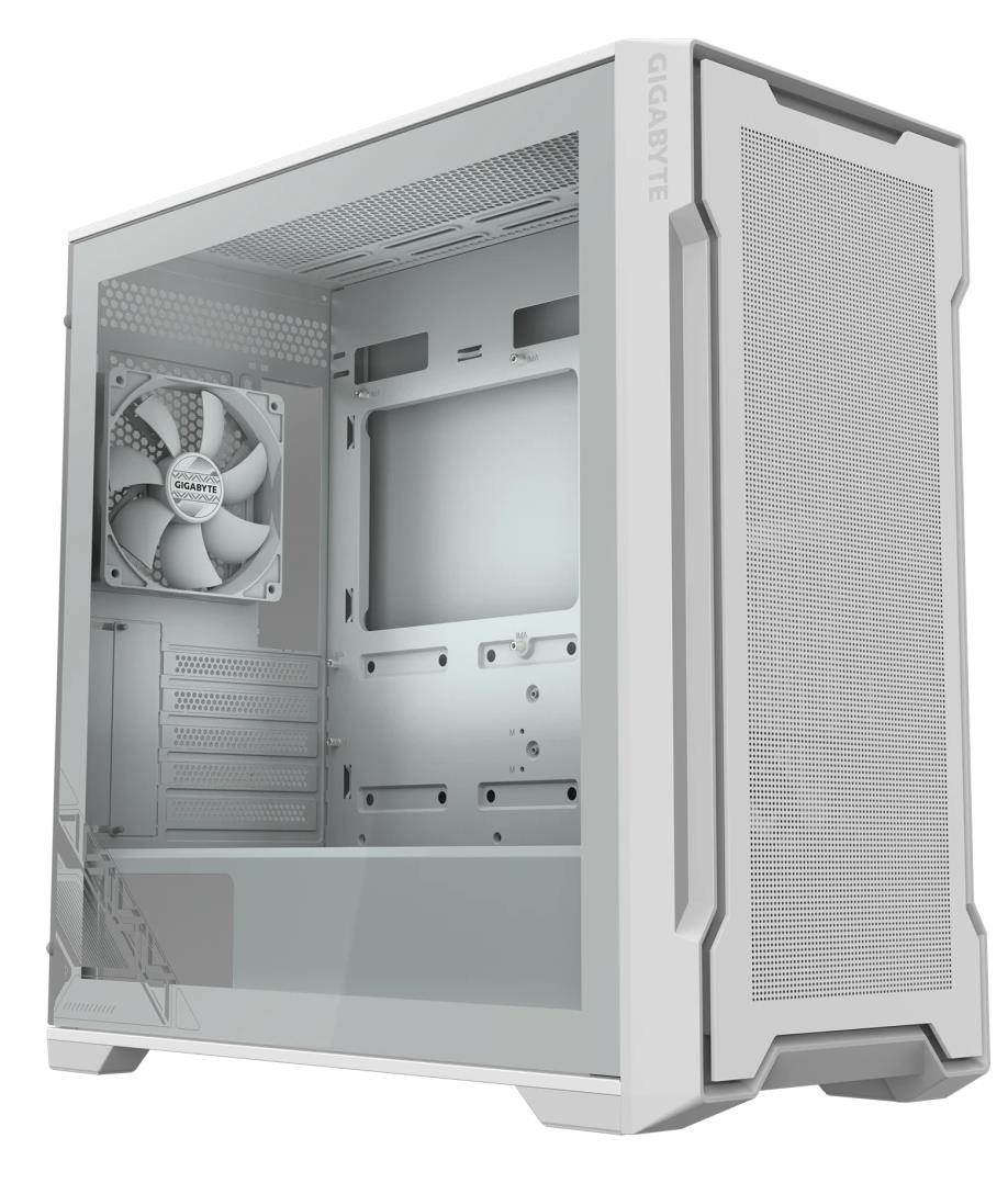 Изображение Корпус GIGABYTE C102 GLASS ICE (mATX, Mini-ITX, белый, без БП)/(28300-C102W-2CRR)