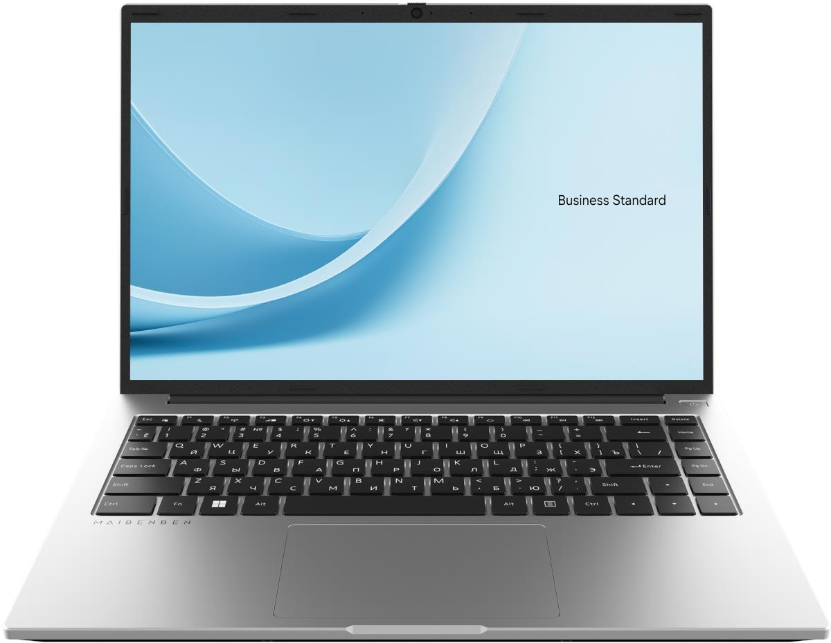 Изображение Ноутбук Maibenben Standard B114B-R566UM (AMD 6600H 3300 МГц/ SSD 512 ГБ  /RAM 16 ГБ/ 14.5" 3072x1920/VGA встроенная/ Windows 11 Pro) (B114B-R566UMFQSPSRE1)