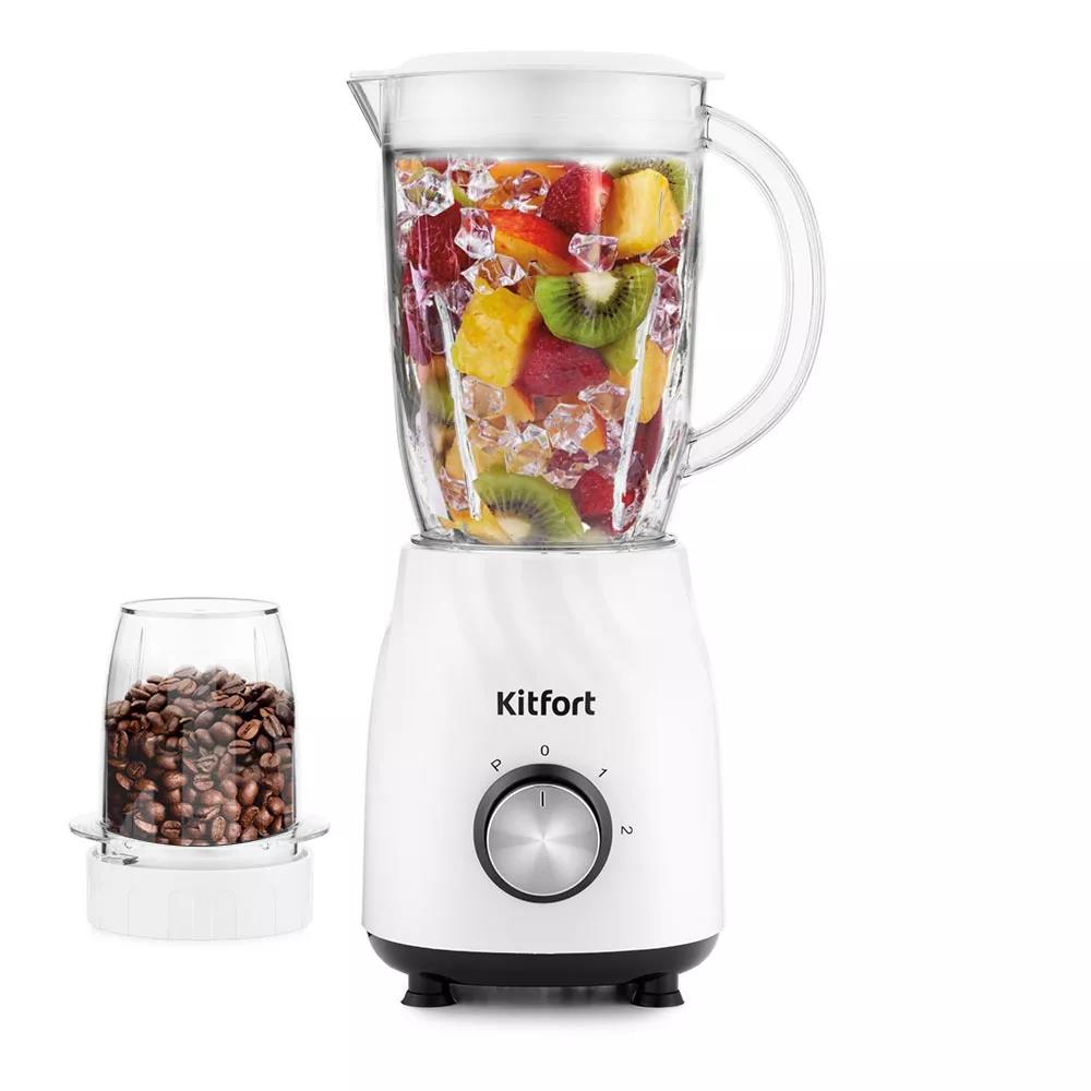 Изображение Блендер Kitfort КТ-1379 (стационарный/350 Вт/белый)