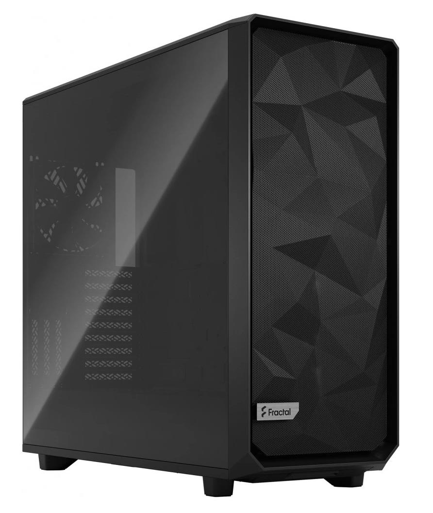 Изображение Корпус Fractal Design Meshify 2 XL Light TG Black (mATX, ATX, Mini-ITX, EATX, SSI EEB, SSI CEB, EE-ATX, черный, без БП)/(FD-C-MES2X-02)