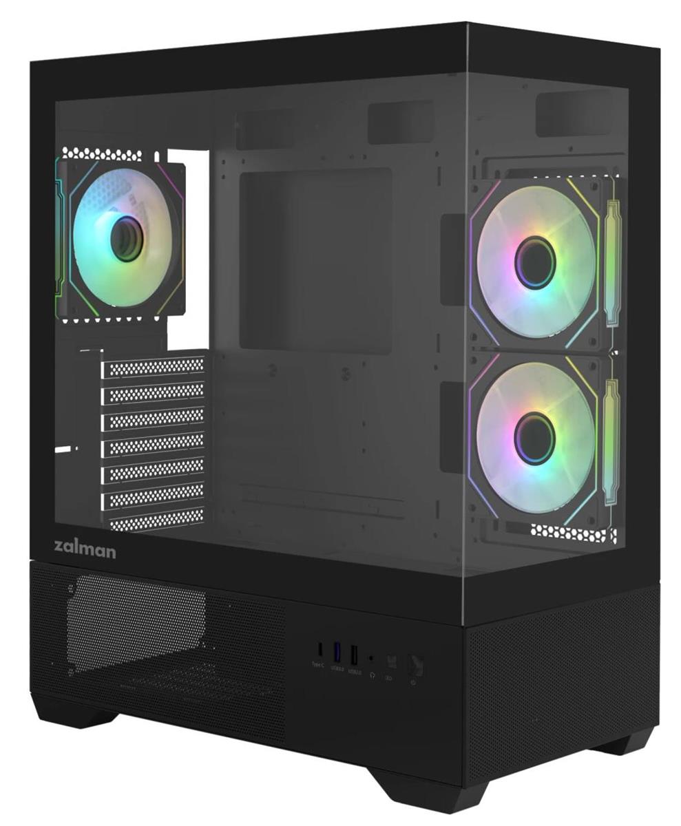 Изображение Корпус Zalman Chronix V2 Black (mATX, ATX, Mini-ITX, черный, без БП)/(Chronix V2 Black)