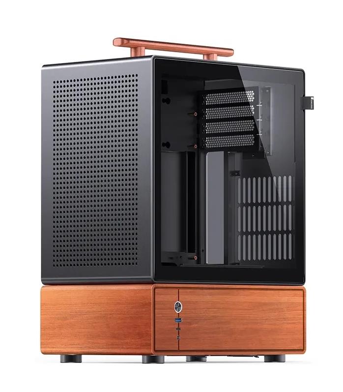 Изображение Корпус Jonsbo T7 Black (mATX, Mini-ITX, черный, без БП)/(T7 black)