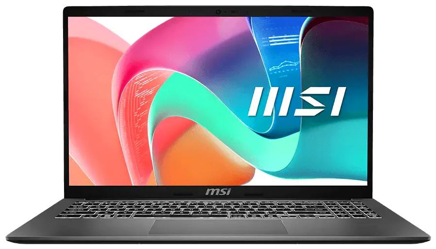 Изображение Ноутбук MSI Modern 15 F1MG-1045XRU (Intel 120U 1400 МГц/ SSD 512 ГБ  /RAM 16 ГБ/ 15.6" 1920x1080/VGA встроенная/ Без ОС) (9S7-15S111-1045)