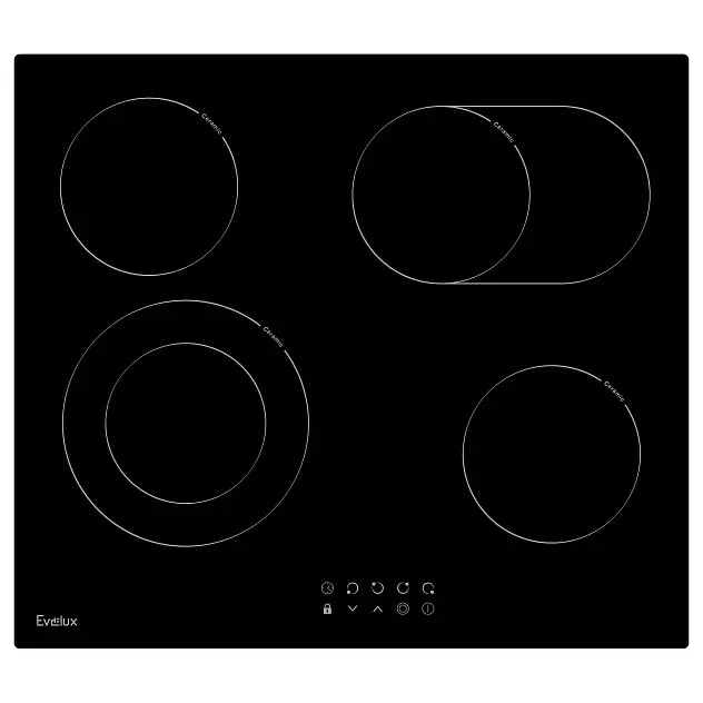 Изображение Варочная панель Evelux HEV 642 B (черный)