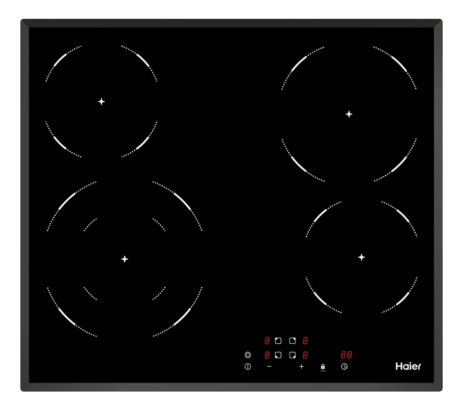 Изображение Варочная панель Haier HHY-C64DVB (черный)