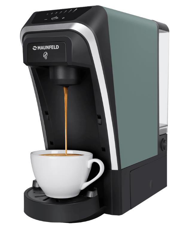Изображение Кофеварка MAUNFELD MCCM-CM823GN (капсульная/0,8 л /1400 Вт )