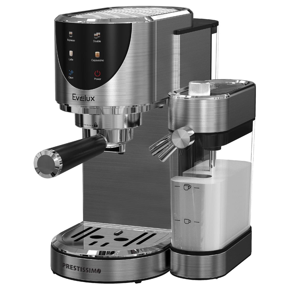 Изображение Кофеварка Evelux ECM 1011 T Prestissimo (рожковая/1,2 л /)