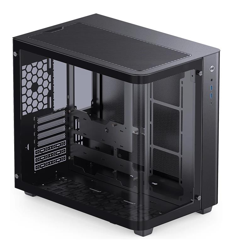 Изображение Корпус Jonsbo TK-3 Black (mATX, ATX, Mini-ITX, черный, без БП)/(TK-3 Black)