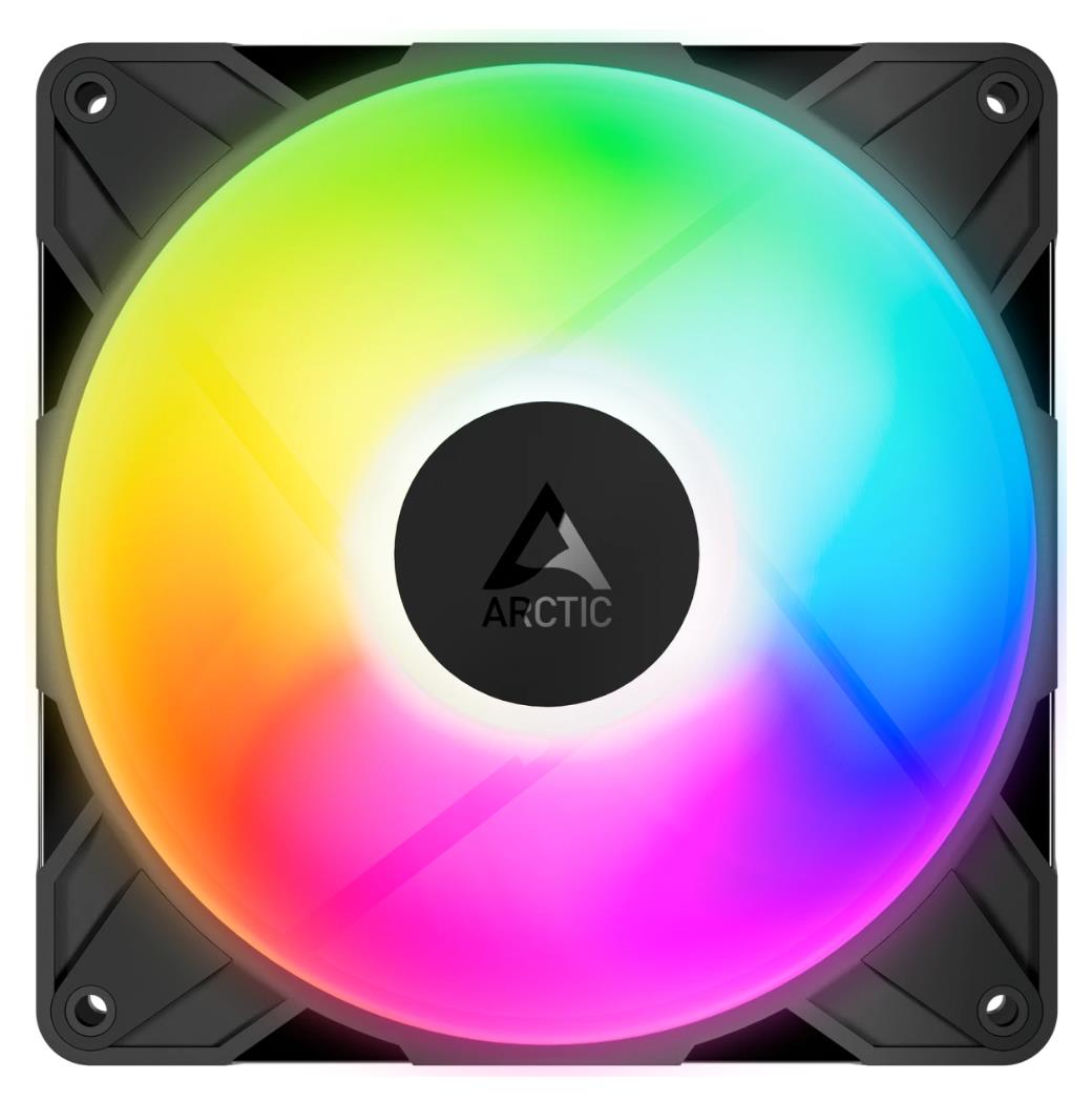 Изображение Вентилятор Arctic P14 Pro Reverse A-RGB Black (2650 об/мин , 140x140x30 мм,4-pin PWM)