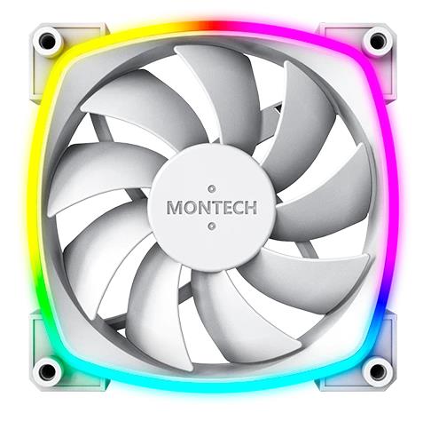 Изображение Вентилятор Montech AX120 PWM WHITE (1600 об/мин , ,4-pin PWM)