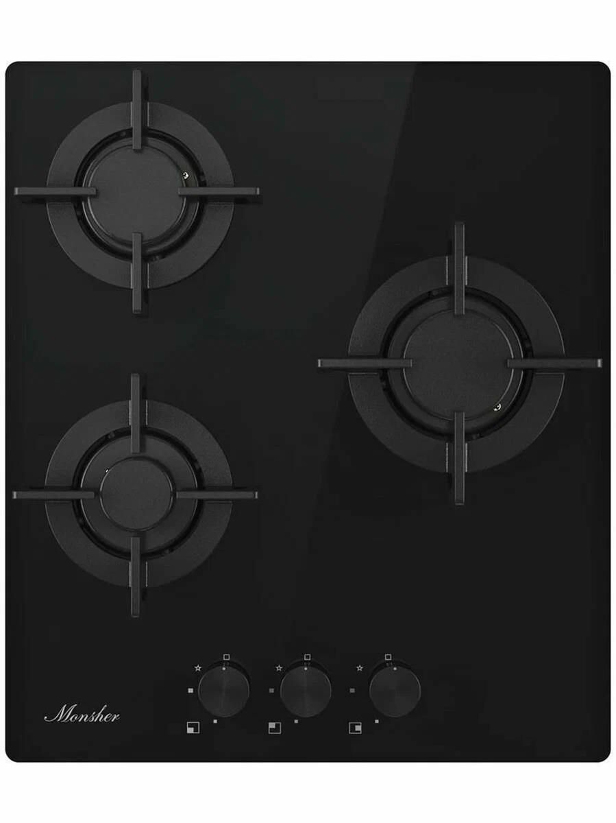 Изображение Варочная панель MONSHER MGG 44 Noir (черный)
