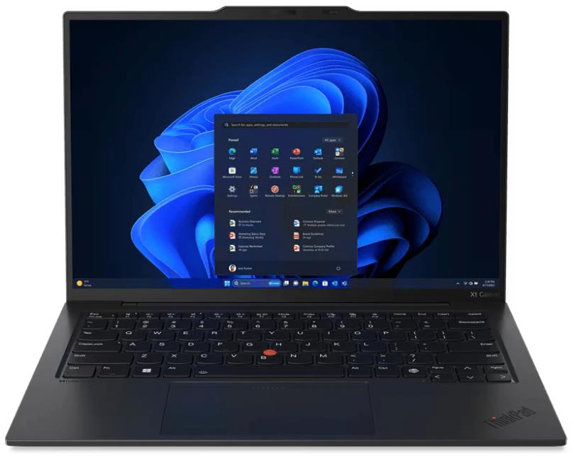 Изображение Ноутбук Lenovo ThinkPad X1 Carbon Gen 12 (Intel 125U 1300 МГц/ SSD 512 ГБ  /RAM 16 ГБ/ 14" 1920x1200/VGA встроенная/ Windows 11 Pro) (21KC00A0US)