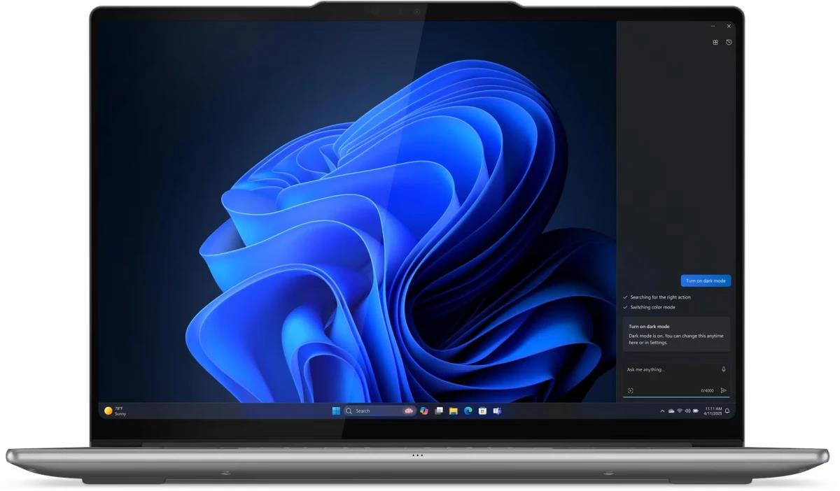 Изображение Ноутбук Lenovo Yoga Pro 7 14IAH10 (Intel 285H 2900 МГц/ SSD 1024 ГБ  /RAM 32 ГБ/ 14.5" 3000x1876/VGA встроенная/ Windows 11 Home) (83KF002LRK)