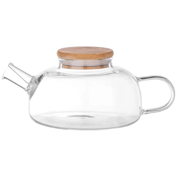 Изображение Чайник заварочный AGNESS 887-253 с бамбуковой крышкой (/0,7 л )