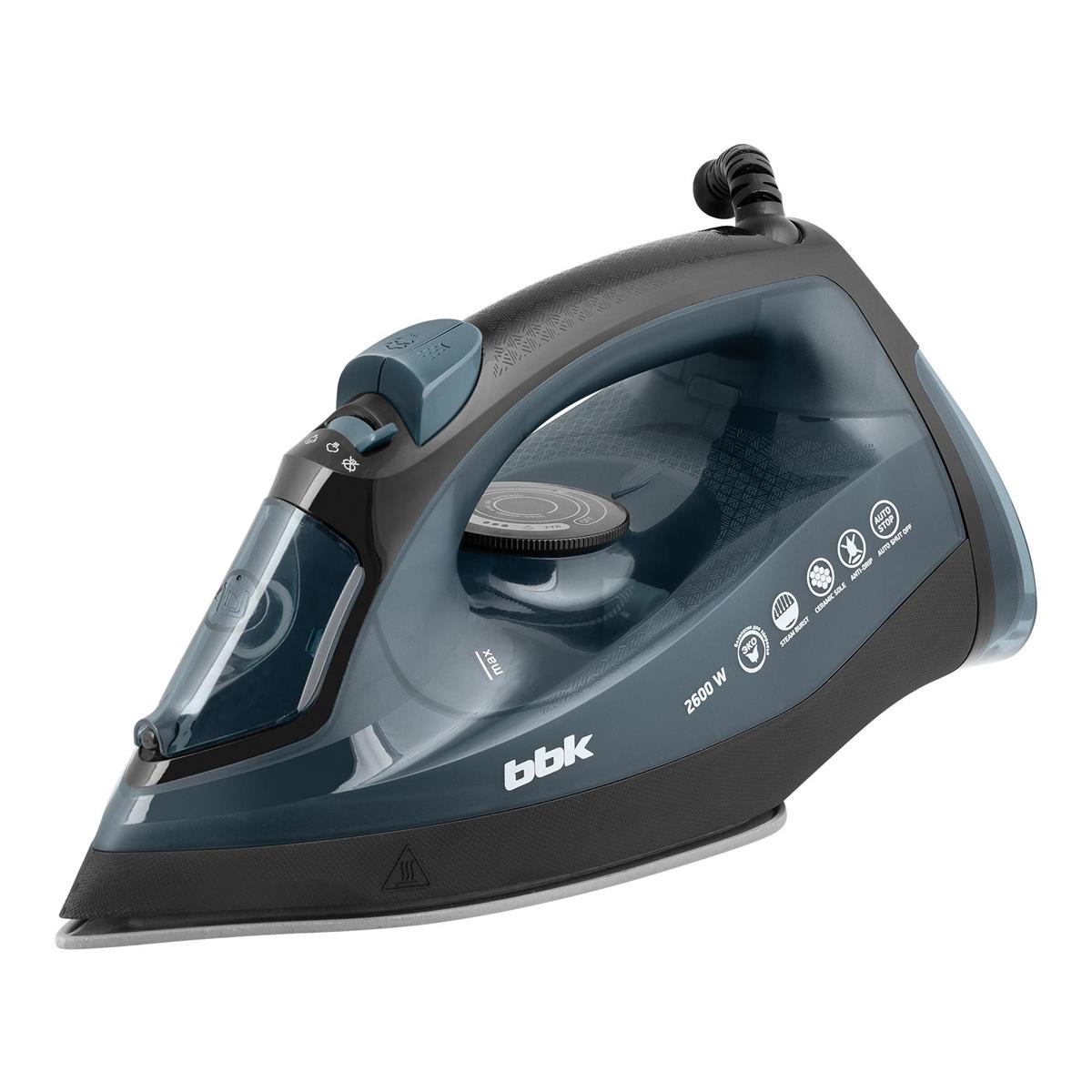 Изображение Утюг BBK ISE-2601 (2600 Вт/темно-синий)