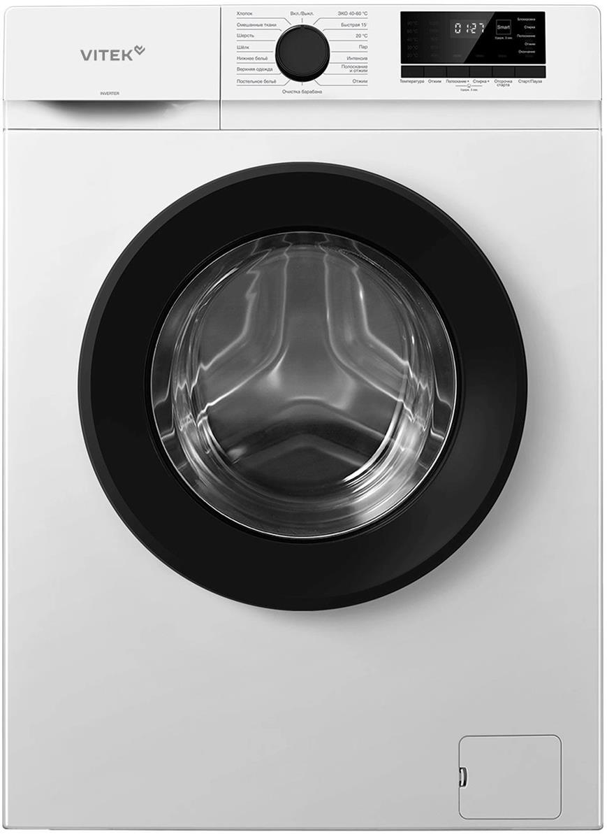 Изображение Стиральная машина VITEK VT-WME8203, белый (фронтальная, 8 кг, 1200 об/мин )